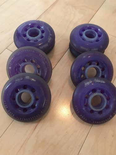 Labeda Addiction Purple Used Inline Wheels