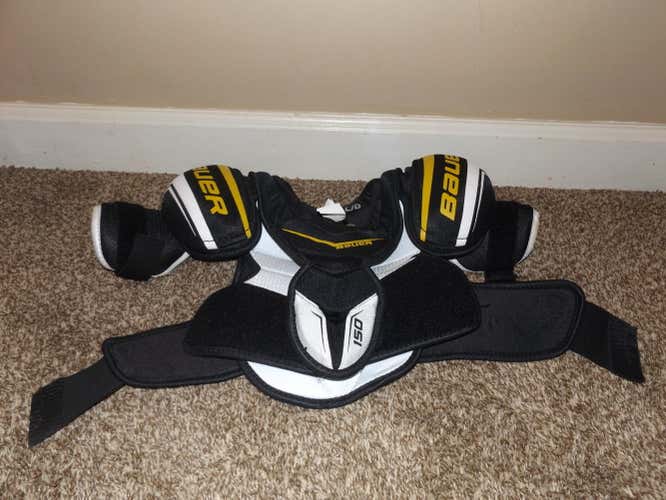 Used Junior Large Bauer Supreme 150 Shoulder Pads