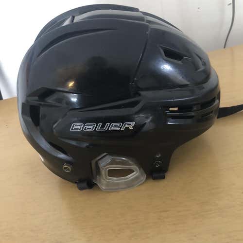 Used Medium Bauer Re-Akt Hockey Helmet Black