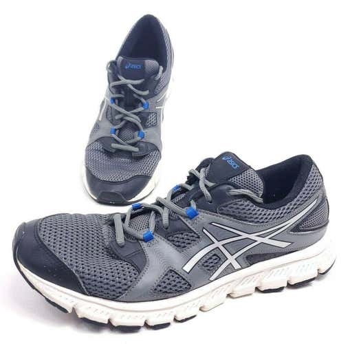 Asics Gel Unifire Mens 10 Black Silver Running Cross Training Shoes T51AK Low