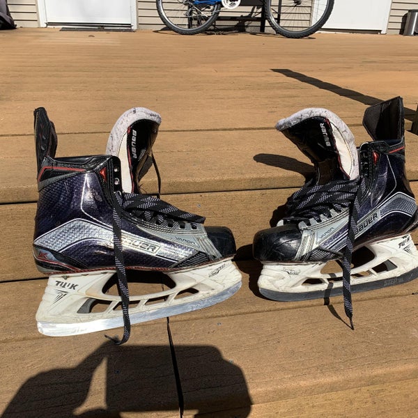 Used Bauer Vapor 1X D&R (Regular) Pro Stock Size 9 Hockey Skates