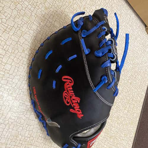 Black New First Base Pro Preferred 12.75" Baseball Glove