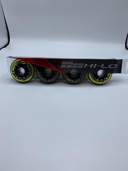 4 New Bauer Hi-Lo Switch 76mm 78A Inline Hockey Wheels