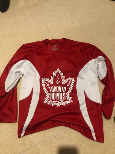 Red Used Adult Small Toronto Royals Jersey