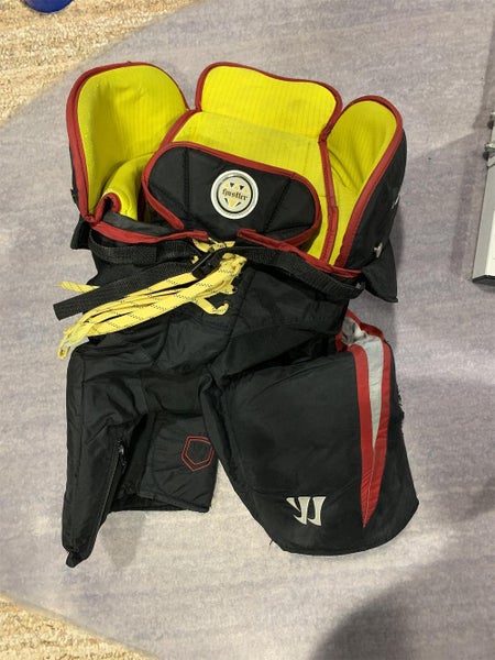 Black Used Small Warrior Hustler Pro Stock Hockey Pants