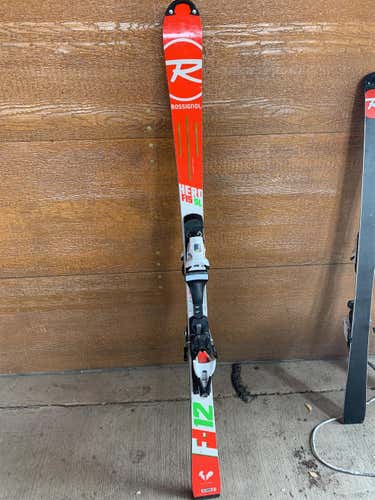Used  Rossignol Hero FIS SL Pro With Bindings Skis