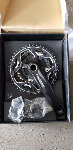Used Shimano m552 3x9 crankset w/ bb