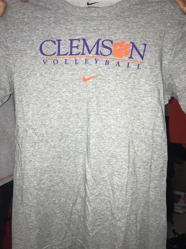 Clemson Volleyball- Bundle 5 Gray Unisex Small Nike Shirt