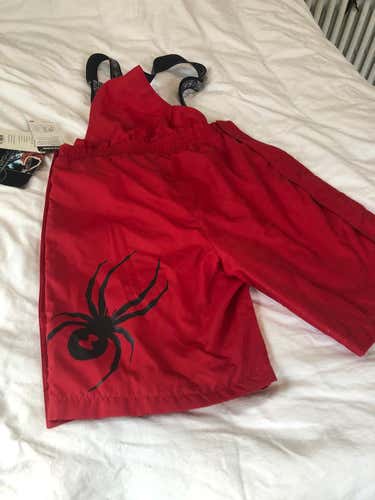 Red New Adult Men's Large Spyder Training Ski Shorts