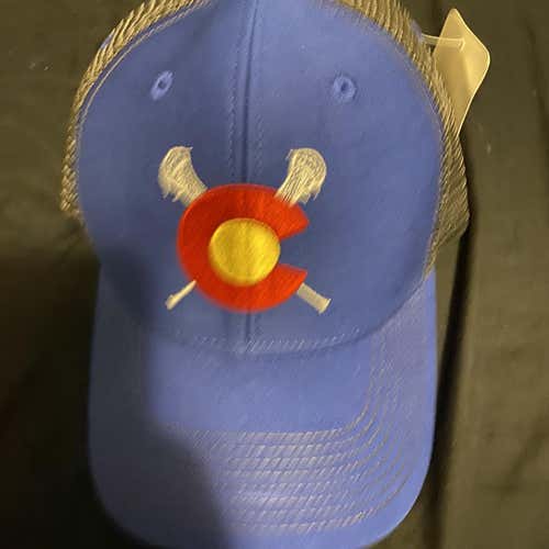 Blue Colorado Lacrosse Mesh Back Hat- Brand New With Tags