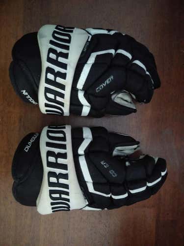 Brian Dumoulin Pittsburgh Penguins Black Used Senior Warrior Covert Pro Plus Gloves 14" Pro Stock