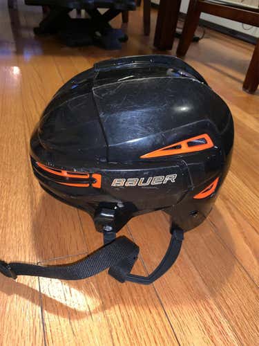 Black Used Medium Bauer Re-Akt 100 Helmet