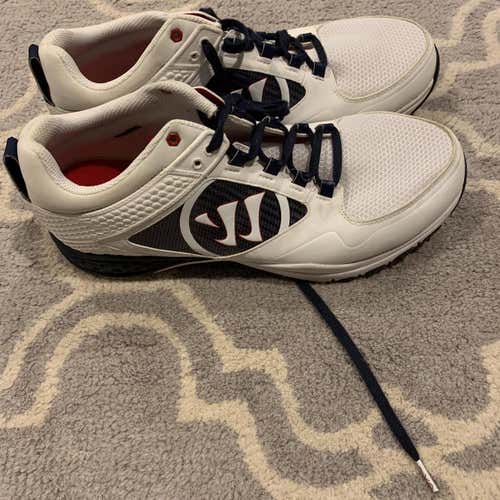 White Men's Turf Cleats Low Cut