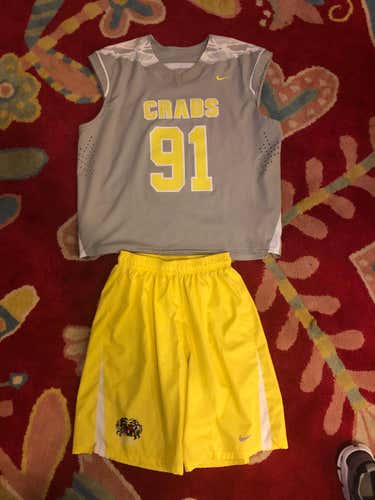 Never Worn Crabs Lacrosse Uniform Set Limited Edition