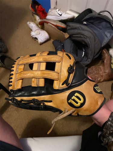 Black Used Outfield A2K 1799 12.75" Baseball Glove