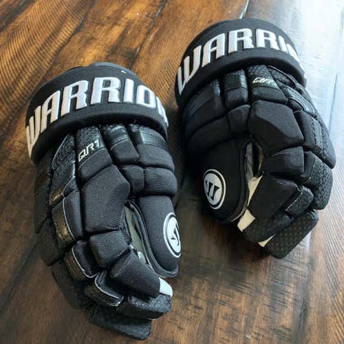Black Used Warrior Qr1 pro 13" Pro Stock Gloves