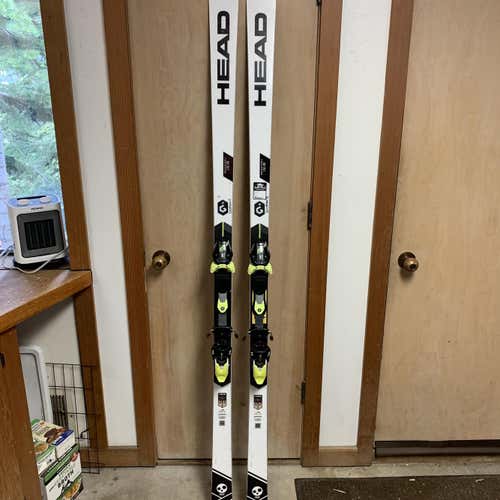 Used  2019 SG 195cm 33m Radius World Cup Rebels i.SG RD W/ WCR 14 Plate &  Bindings Max Din 14x