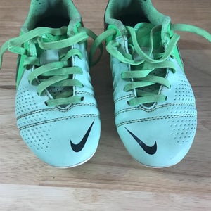 Nike Soccer Shoes Molded Sz 12 Child Lime Green
