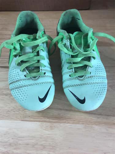 Nike Soccer Shoes Molded Sz 12 Child Lime Green
