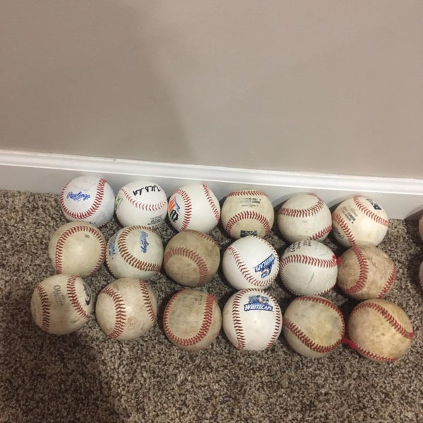 18 Used Baseballs | 8 Used Tee Balls