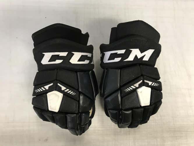 CCM HG42 Pro Stock Hockey Gloves 14" Black HITMEN 4122