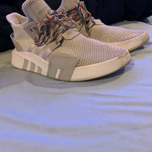 White Men's 10 (Women's 11) Adidas Shoes