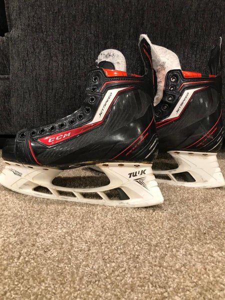 Senior Used CCM JetSpeed 280 Hockey Skates E&W (Wide) Pro Stock Size 9