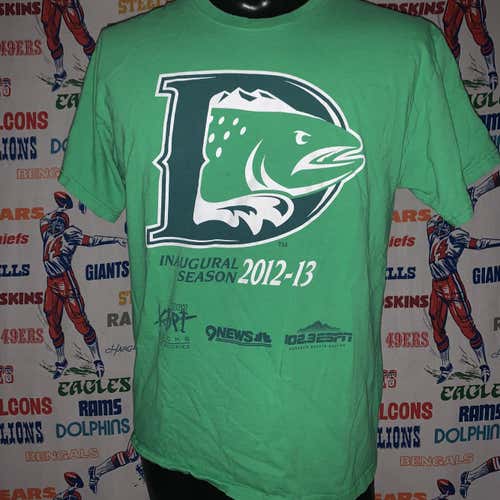 Denver Cutthroats Defunct CHL Minors Hockey Green Men's Large Shirt