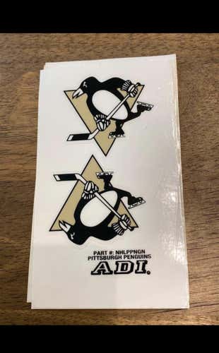 Lot Of 2 Penguins Helmet Stickers Vegas And Sport