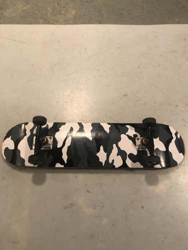 Gray Used Skateboard