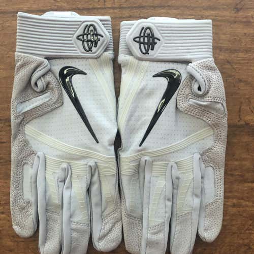 Gray New XL Nike Huarache Elite Batting Gloves