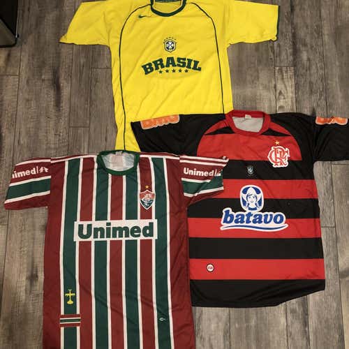 Used Brazil Soccer Jersey Shirts Lot