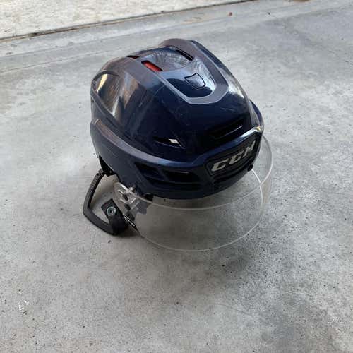 Blue CCM Pro Stock Helmet