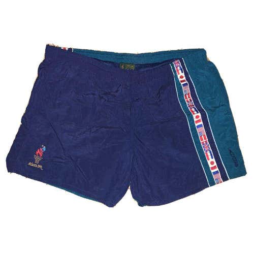 Vintage Speedo 1996 Atlanta Olympics Swim Shorts Usa Green Men Medium M