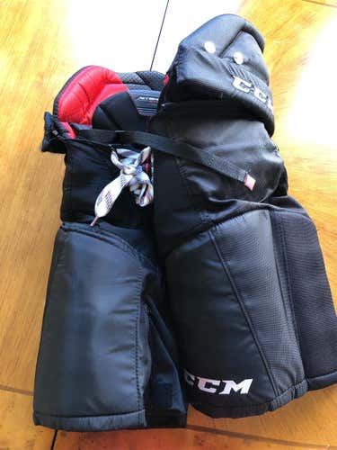 Black Used XL CCM JetSpeed FT1 Hockey Pants