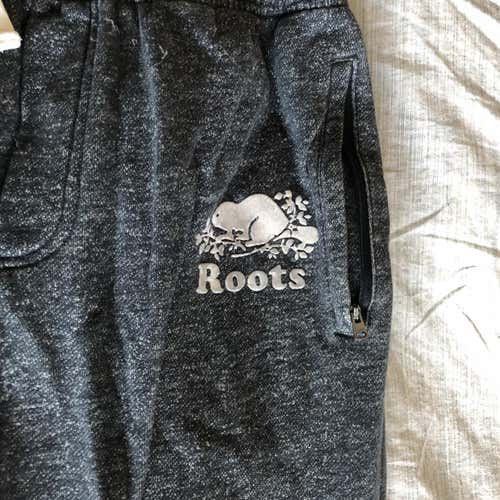Roots Gray Men's Sweatpants - Medium - Used