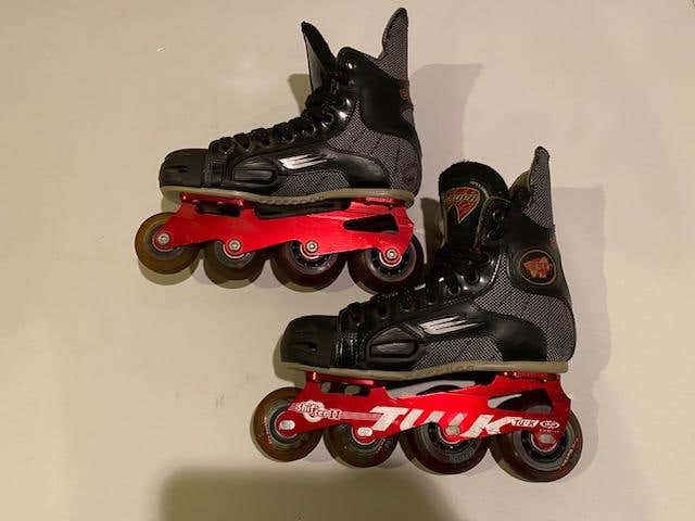 Used Bauer Inline Skates Size 3