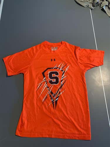 Orange Syracuse  Youth Large Under Armour Shirt