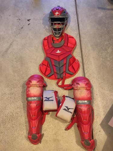 Used All Star System 7 Catcher's Set