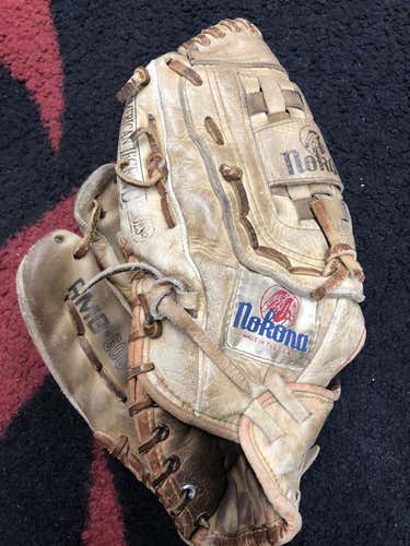 Used Nokona Amg 600 Cw 13" Bb Sb Gloves Fielders