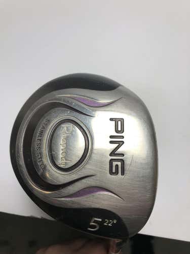 Used Ping Rhapsody 5 Wood Graphite Ladies Golf Fairway Woods