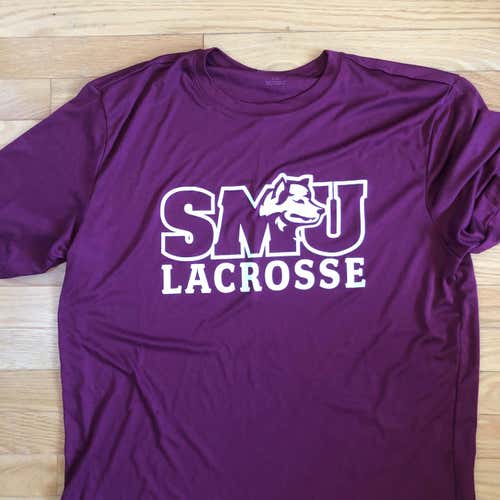 SMU Lacrosse Maroon Shirt