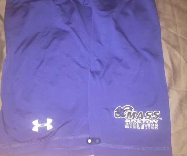 Blue UMass Boston Under Armour Shorts