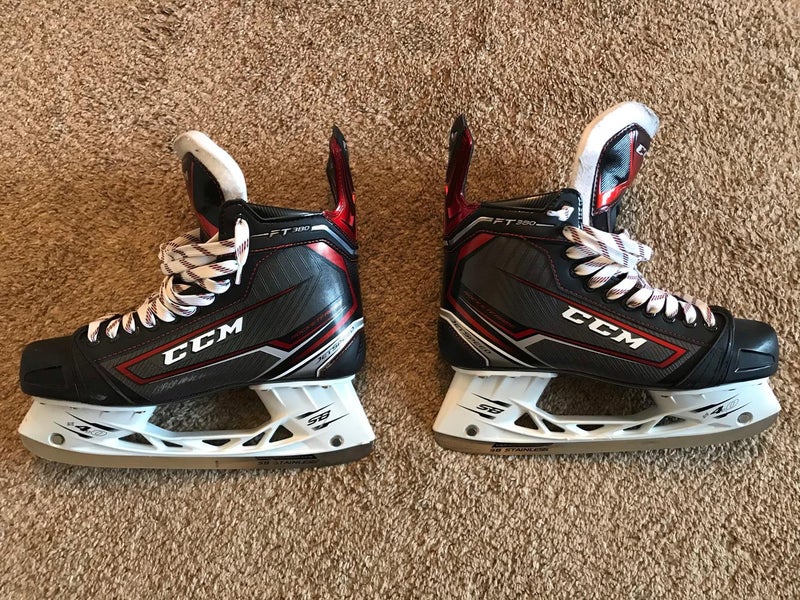 Senior Used CCM JetSpeed FT380 Hockey Skates D&R (Regular) Size 10.5