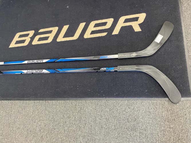 (2) New Intermediate Bauer (1 LH & 1 RH) SH100 Street Hockey Sticks