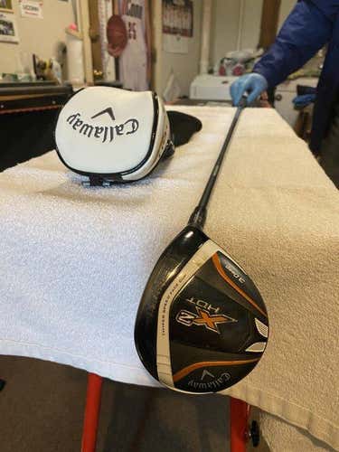 Used Men's Callaway Right Handed X-2 Hot 3 Deep Fairway Wood Regular Flex Loft 13.5