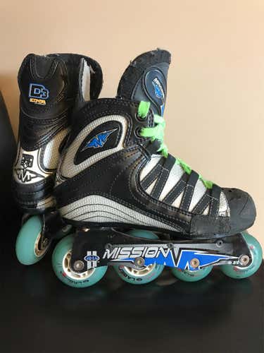 Junior Mission D3 D&R (Regular) Size 3 Inline Skates