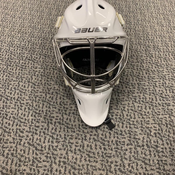 White New Bauer NME VTX Fit 3 Goalie Mask