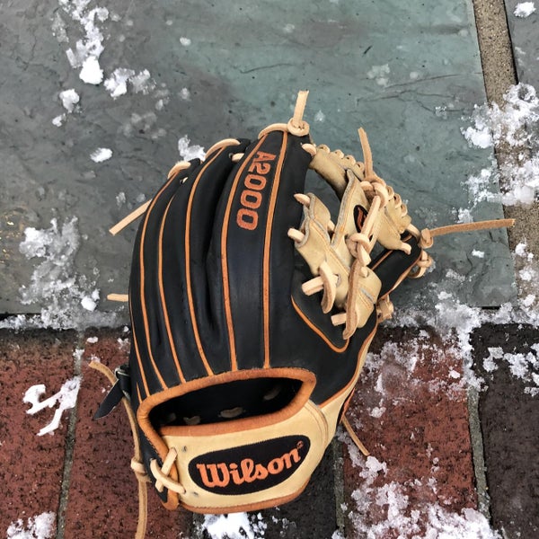Black Used Infield A2000 JA27 Gm 11.5" Baseball Glove