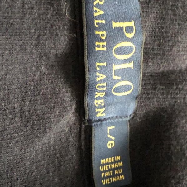 Polo 1/4 Zip - Blue - Men's Large